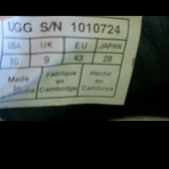 UGG Blue and Tan Patterned Sneakers - Picture 6 of 6